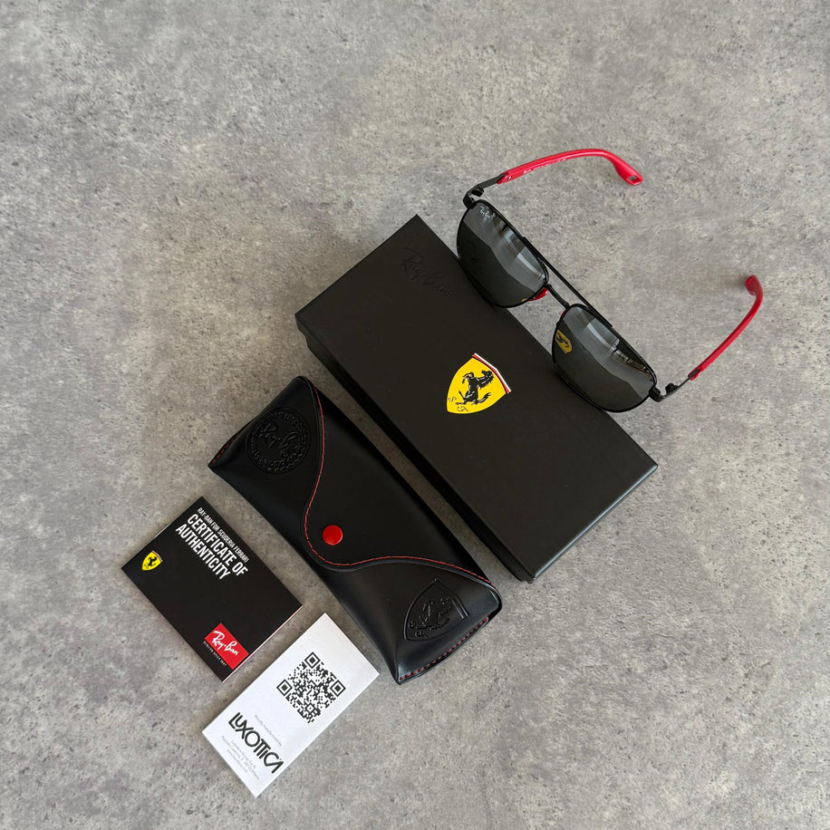 „Мъжки“ слънчеви очила Rayban x Ferrari