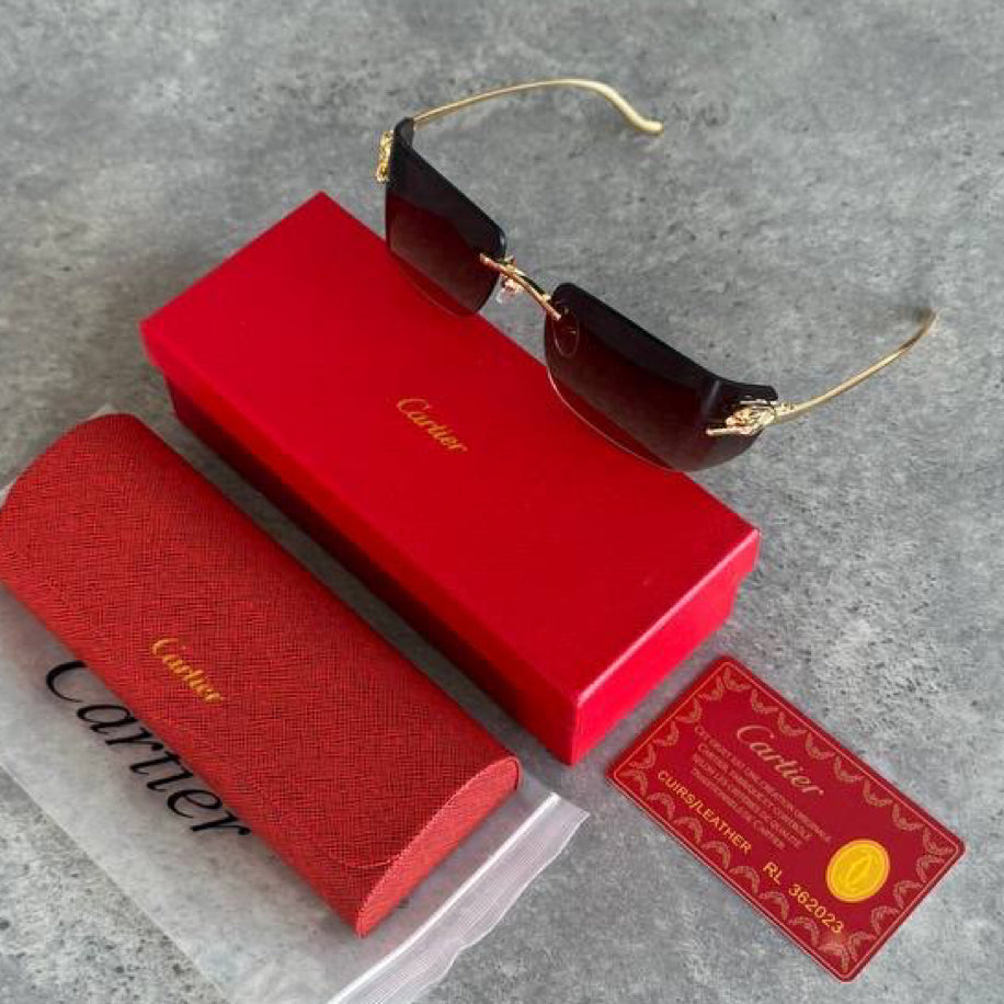 Очила Cartier "Кафяви"